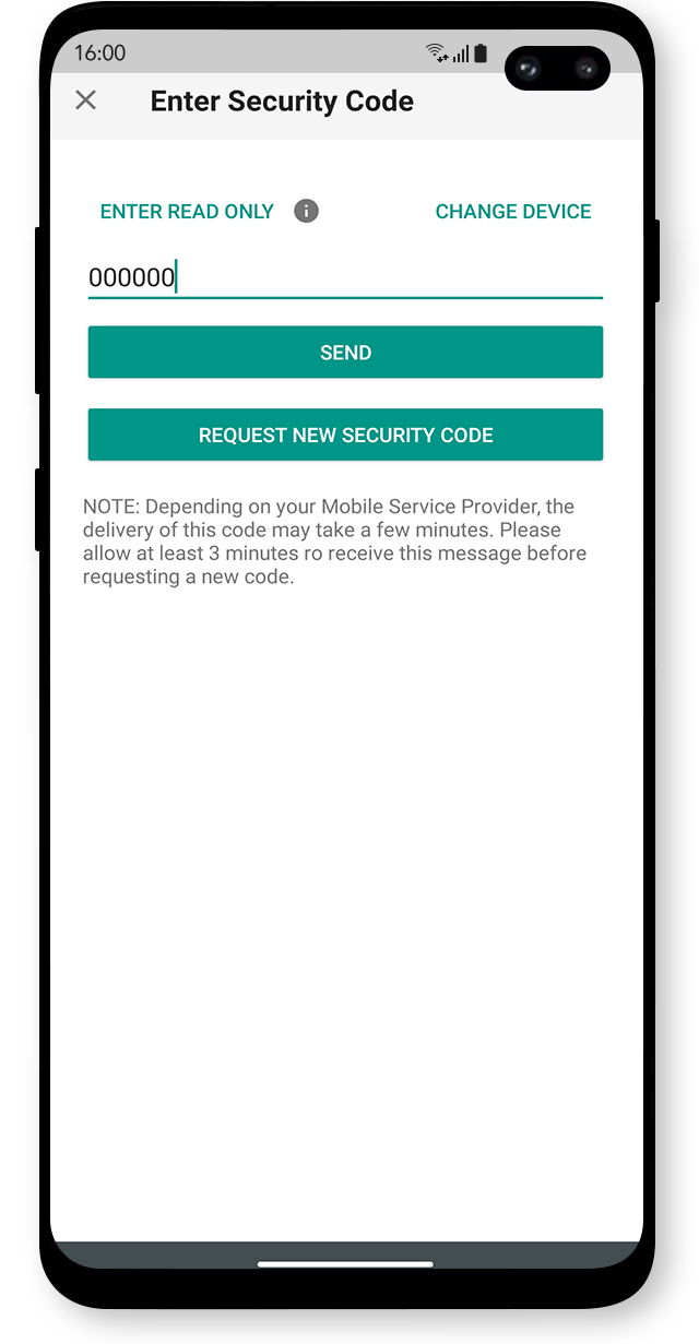 Bezpieczne logowanie do platformy LYNX Trading na telefonie komórkowym z systemem Android