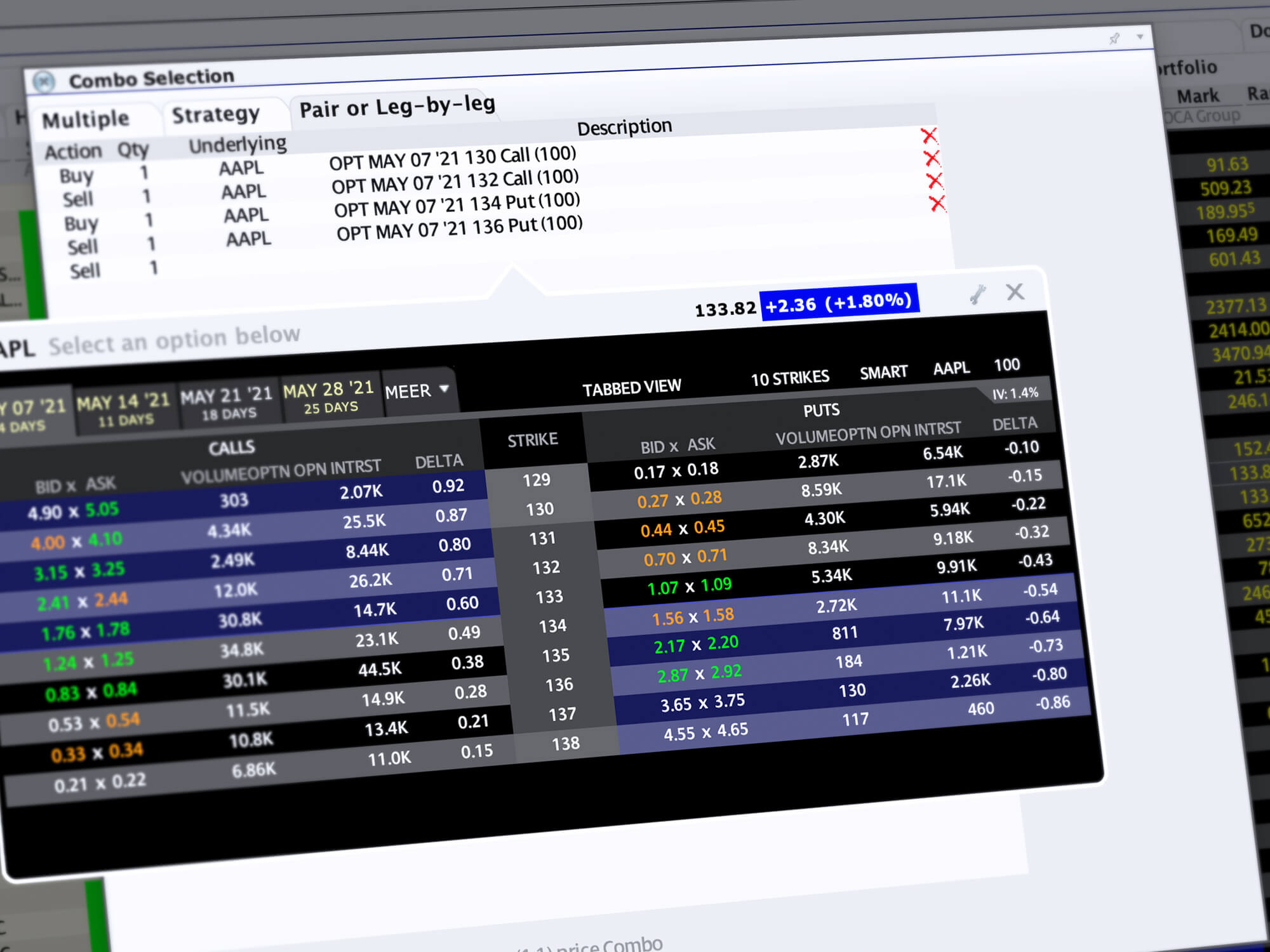 Narzędzie ComboTrader i wprowadzanie strategii opcyjnych