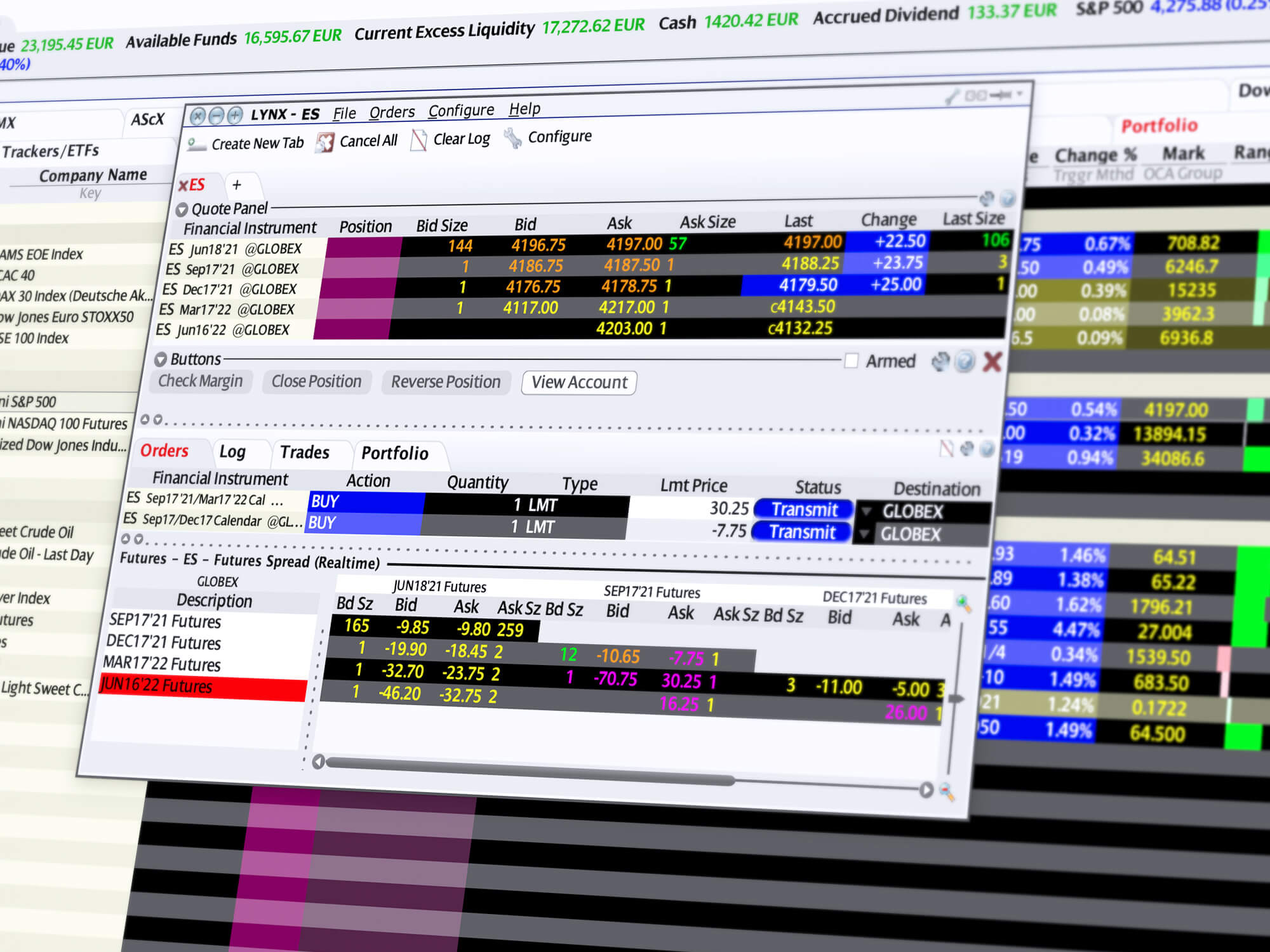 Szczegóły narzędzia handlowego SpreadTrader do łatwego handlu spreadami towarowymi